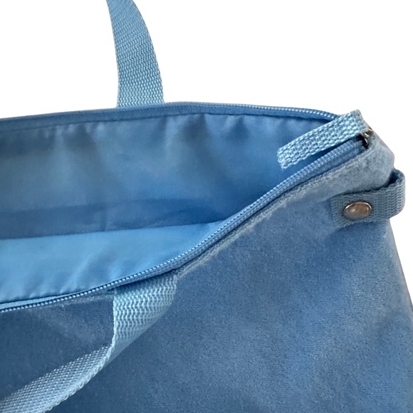 Blue Beachy Terry Cloth Tote Bag - Picture 3 of 4